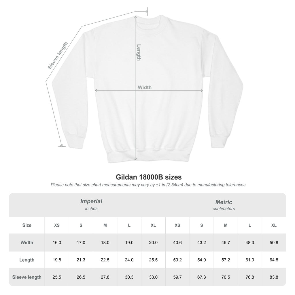Youth Crewneck Sweatshirt – "Eat Sleep Sing Repeat" Kids Music Lover Pullover