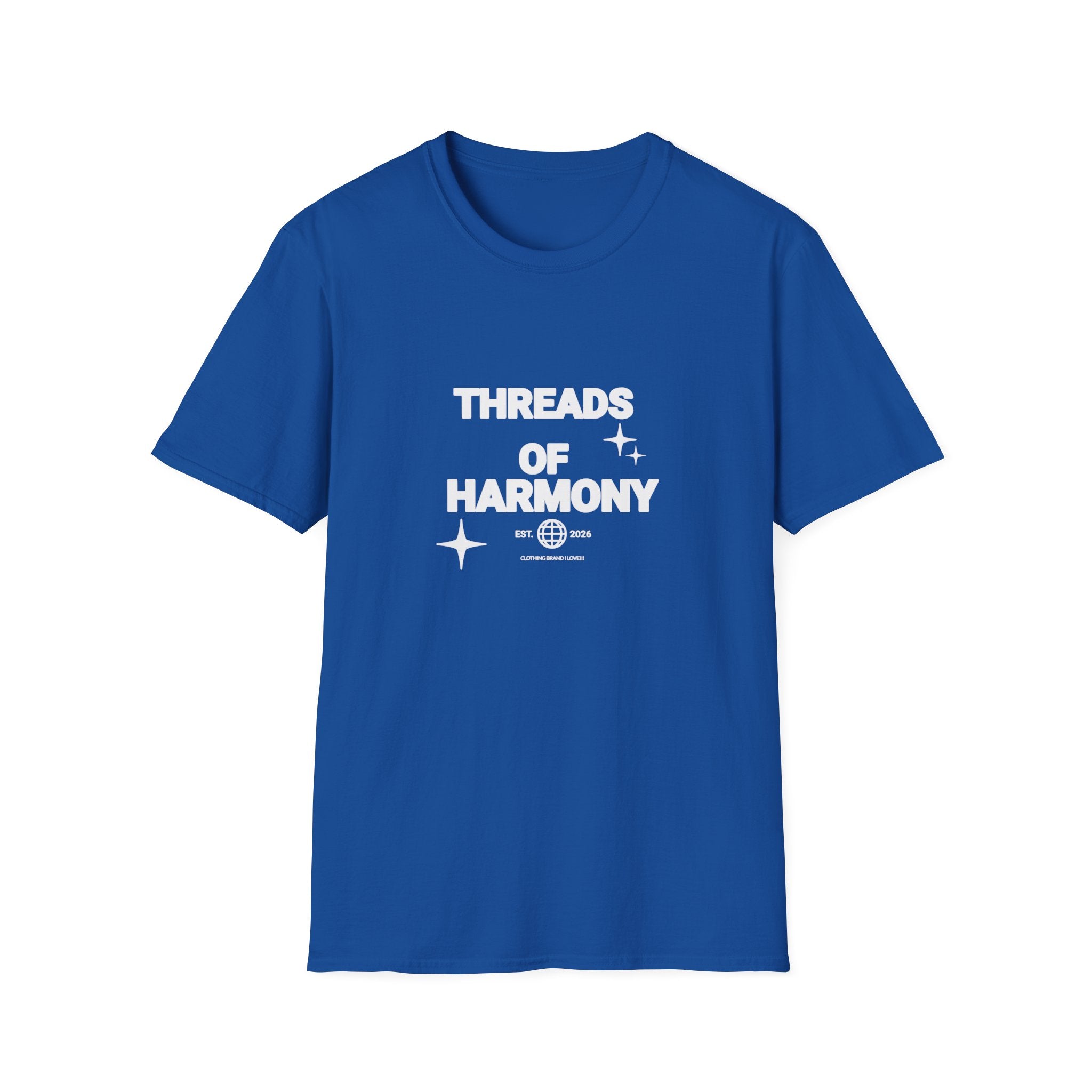 Threads of Harmony T-Shirt — Minimalist Music & Unity Tee