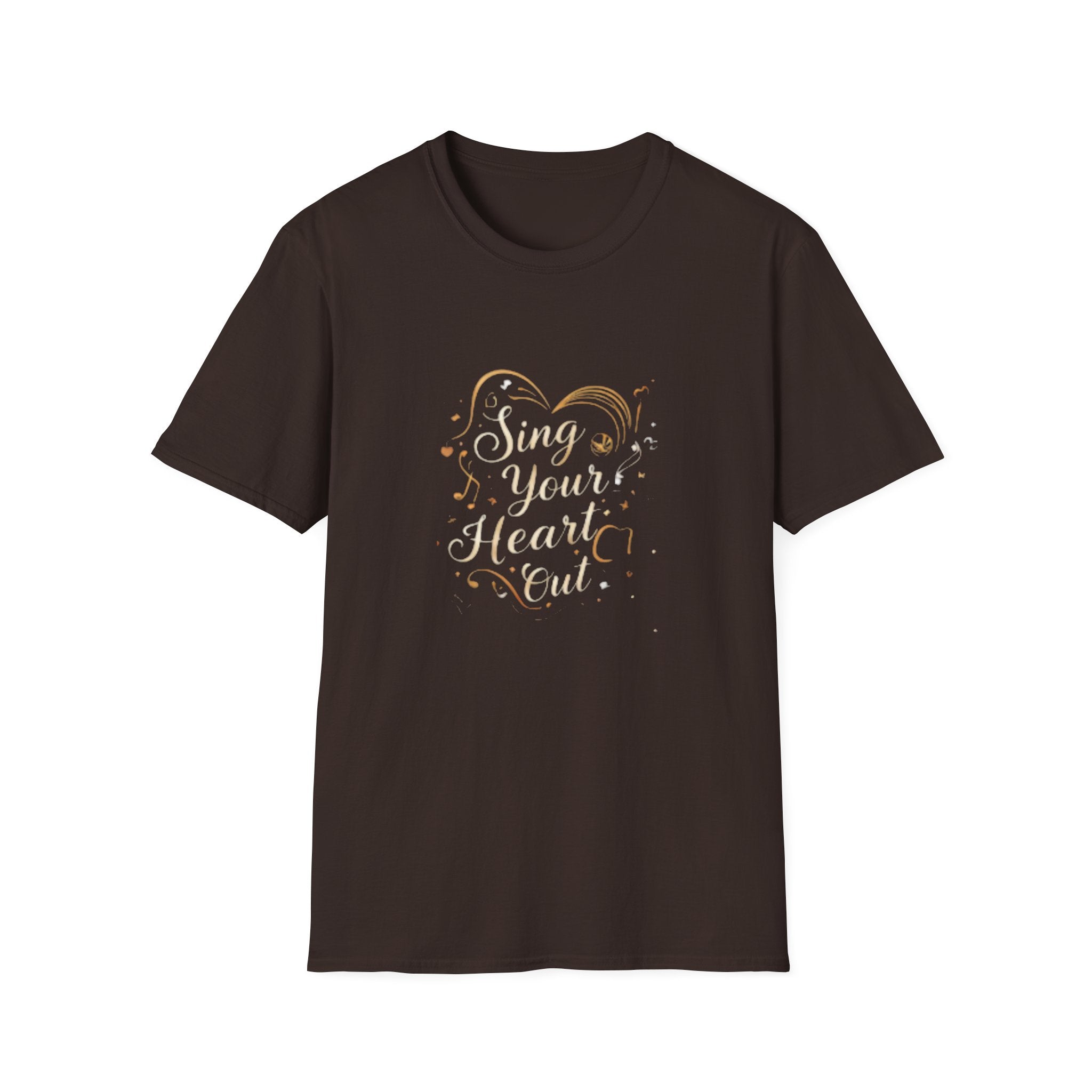 Sing Your Heart Out T-Shirt – Inspirational Music Tee