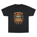 Song Lyrics T-Shirt — "My Brain Is 99% Song Lyrics" Retro Music Tee