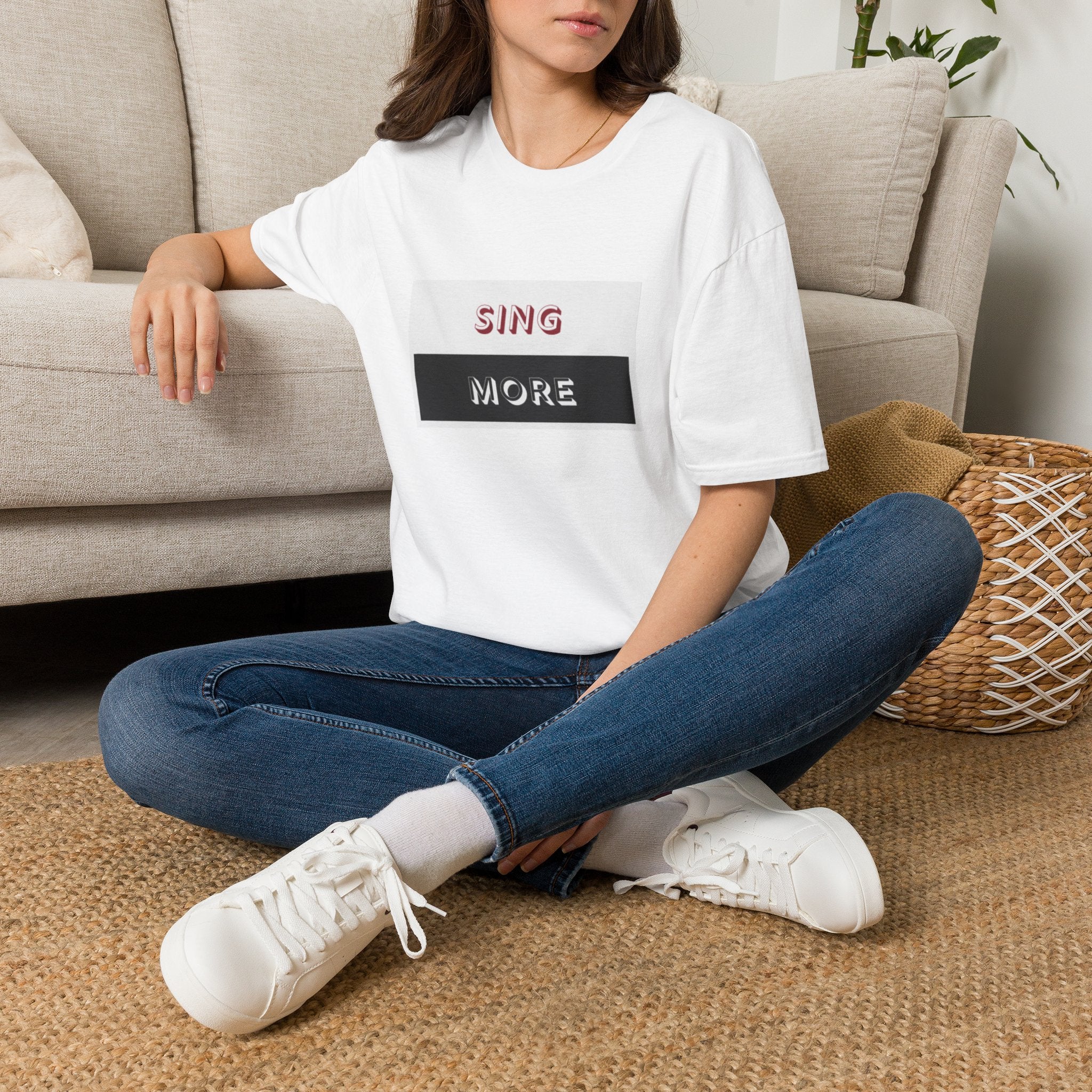 Sing More Graphic T‑Shirt — Motivational Music Tee
