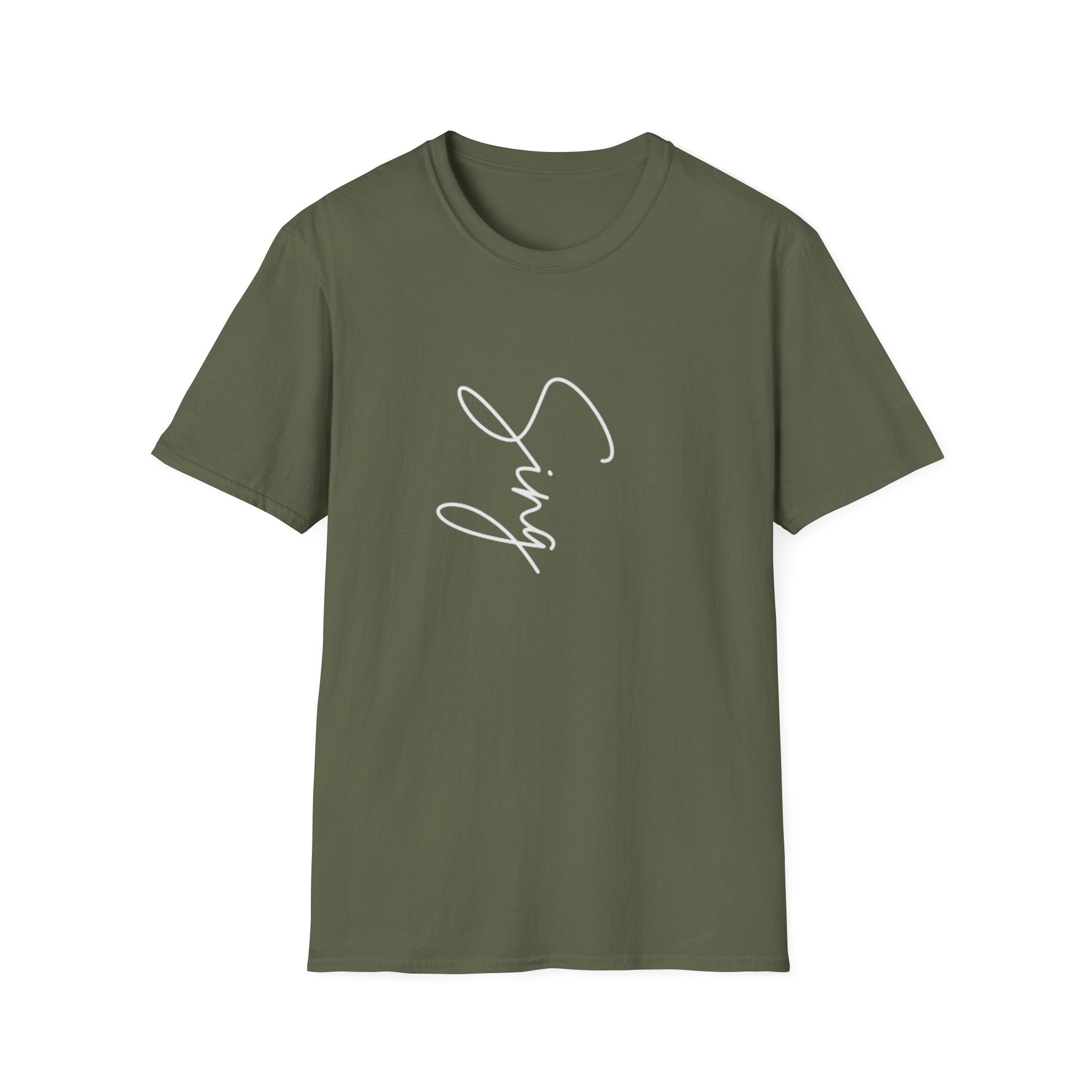 T-Shirt – Script 'Sing' Minimalist Graphic Tee