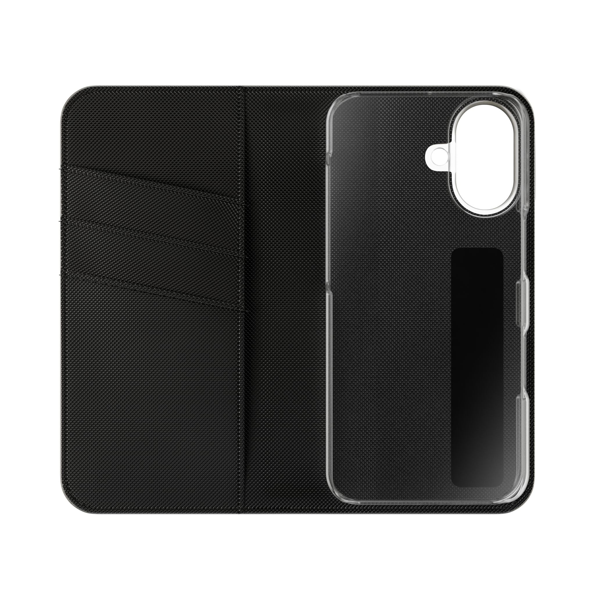 Leather Wallet Flip Case — Protective Phone Folio with Card Slots