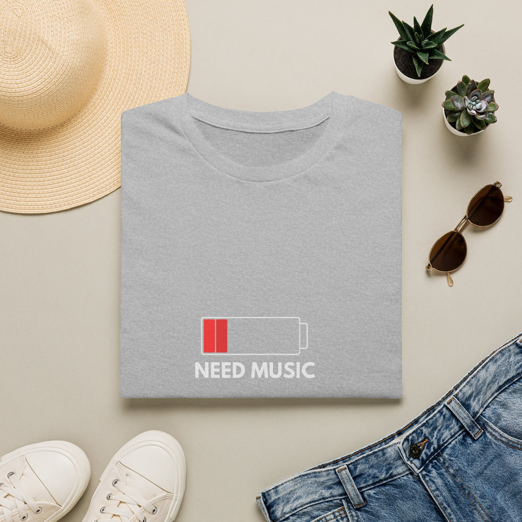Need Music Battery Graphic T-Shirt