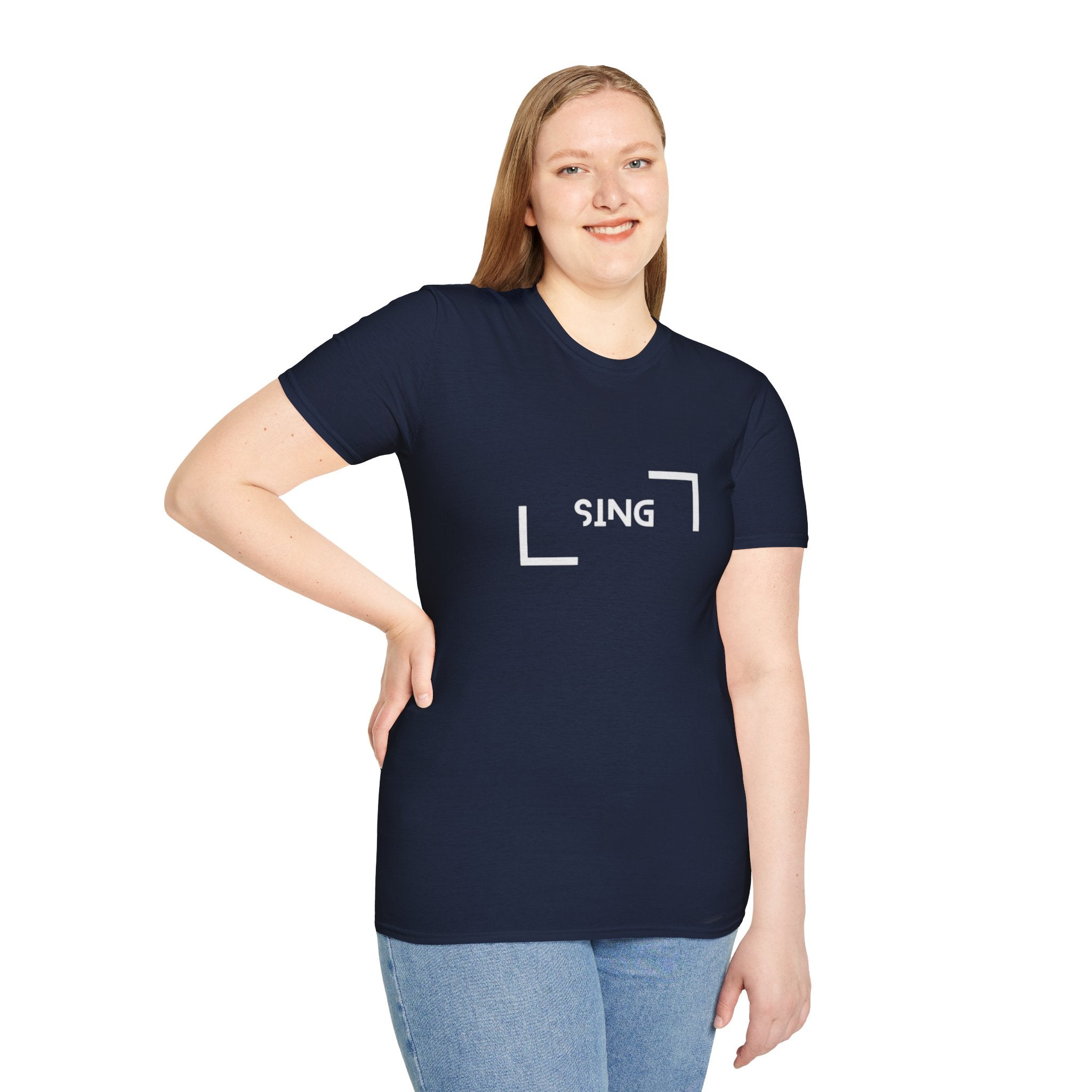 Sing Framed Logo T‑Shirt