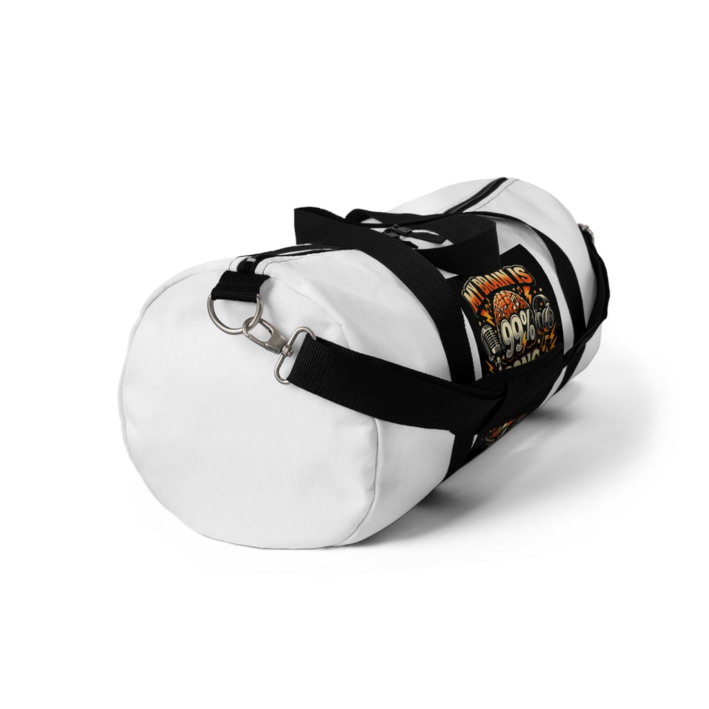 Music Is My Second Language Duffel Bag — Travel Gym Gear for Musicians