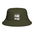 Bucket Hat — Retro 'Southern Sunday' Graphic Brown Sun Hat