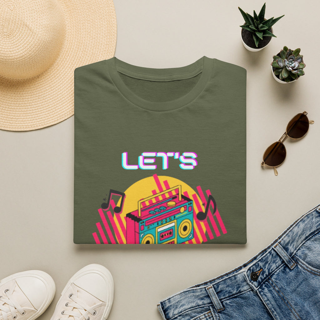 Retro Boombox "Let's Dance" T-Shirt