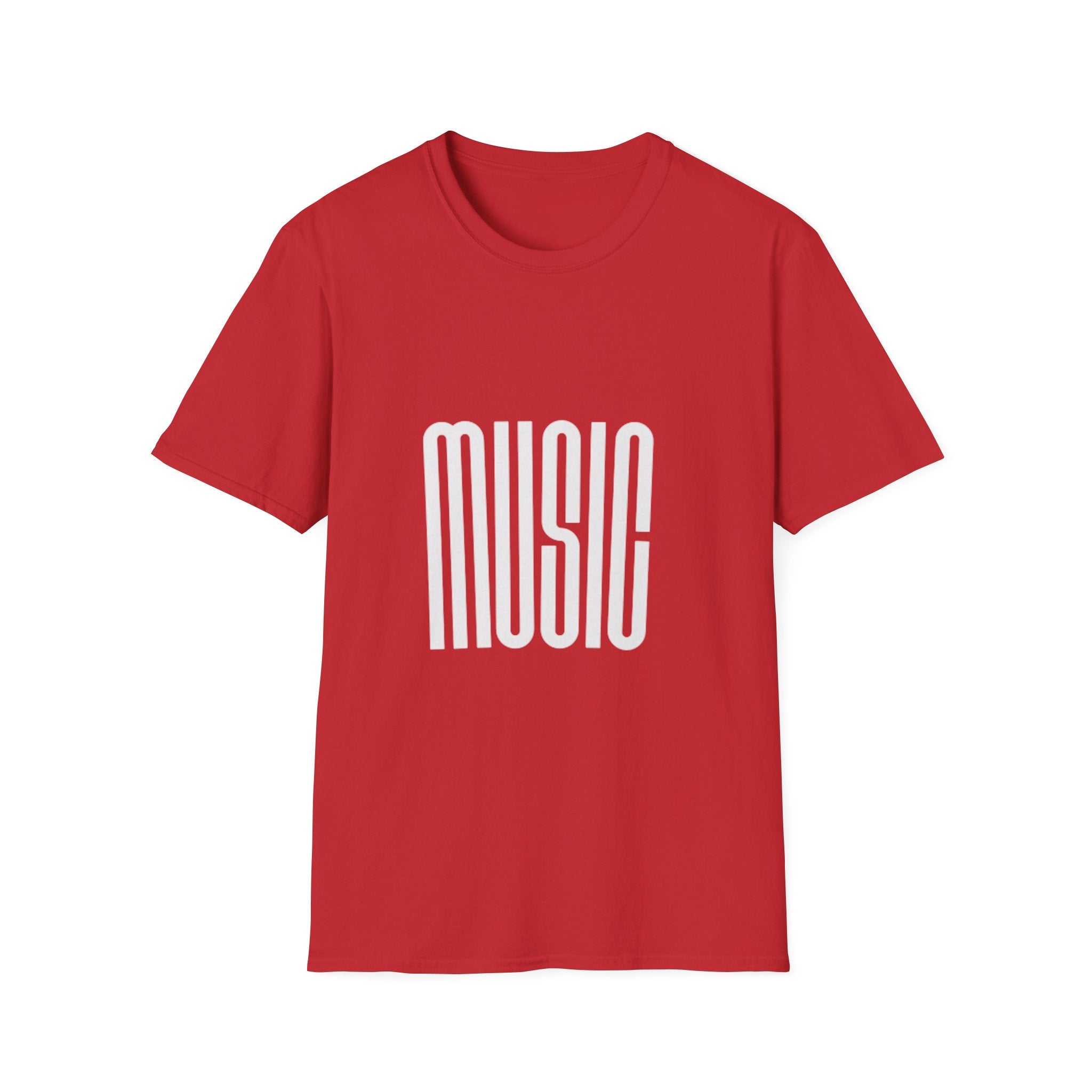 Music Graphic T‑Shirt — Retro Tall Lettering Tee