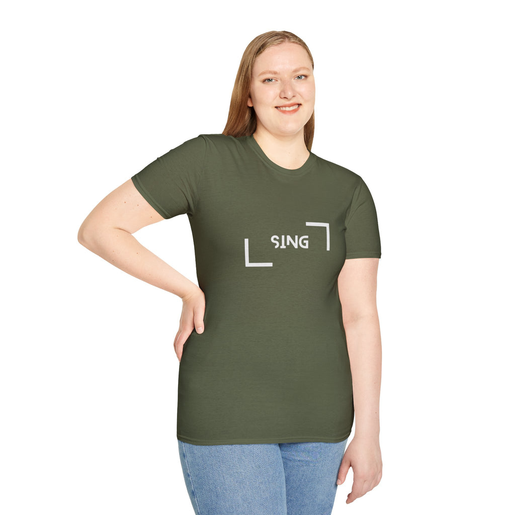 Sing Framed Logo T‑Shirt