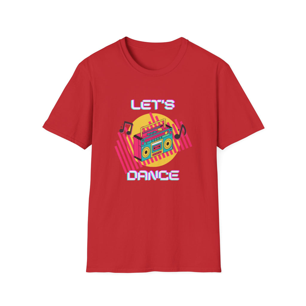 Retro Boombox "Let's Dance" T-Shirt