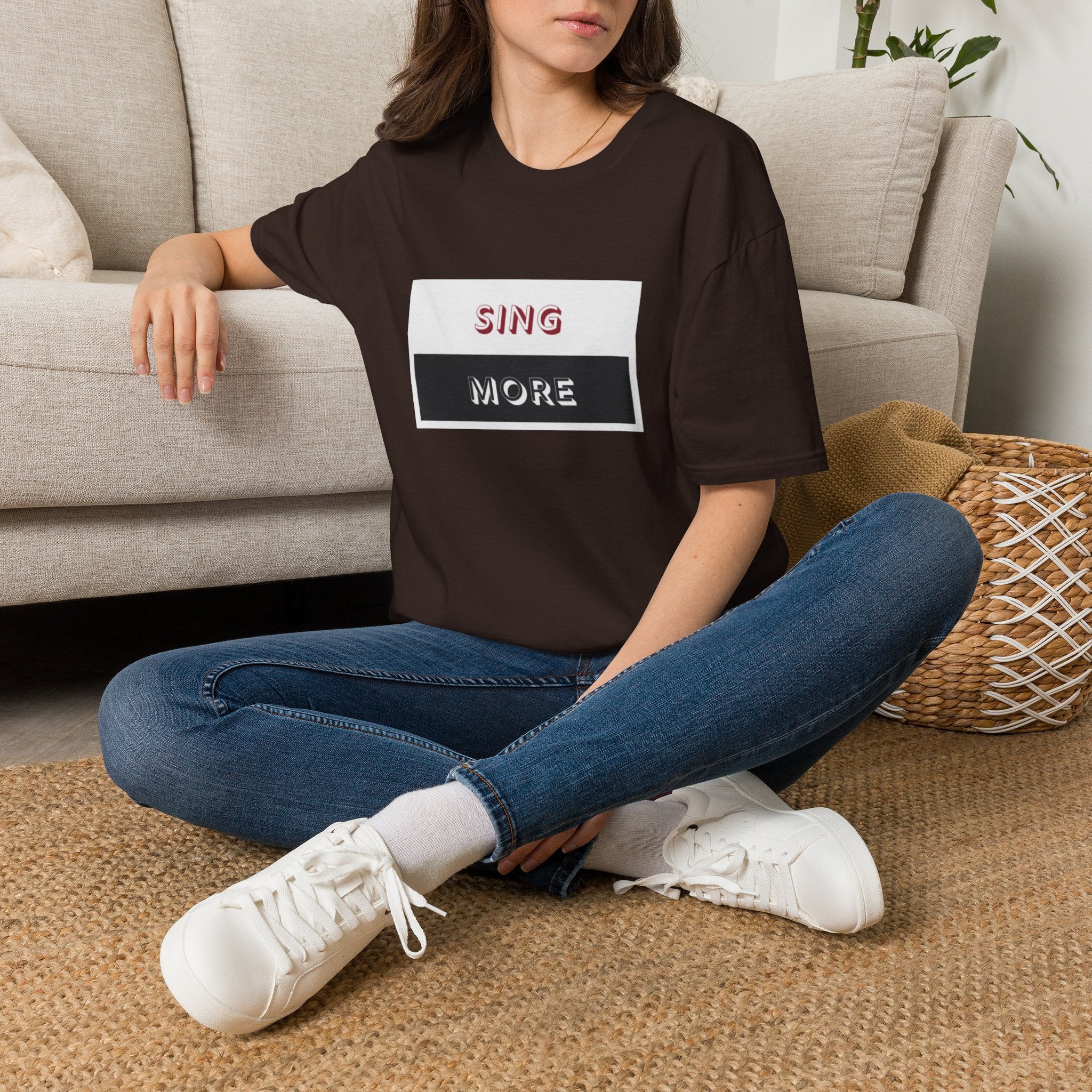 Sing More Graphic T‑Shirt — Motivational Music Tee