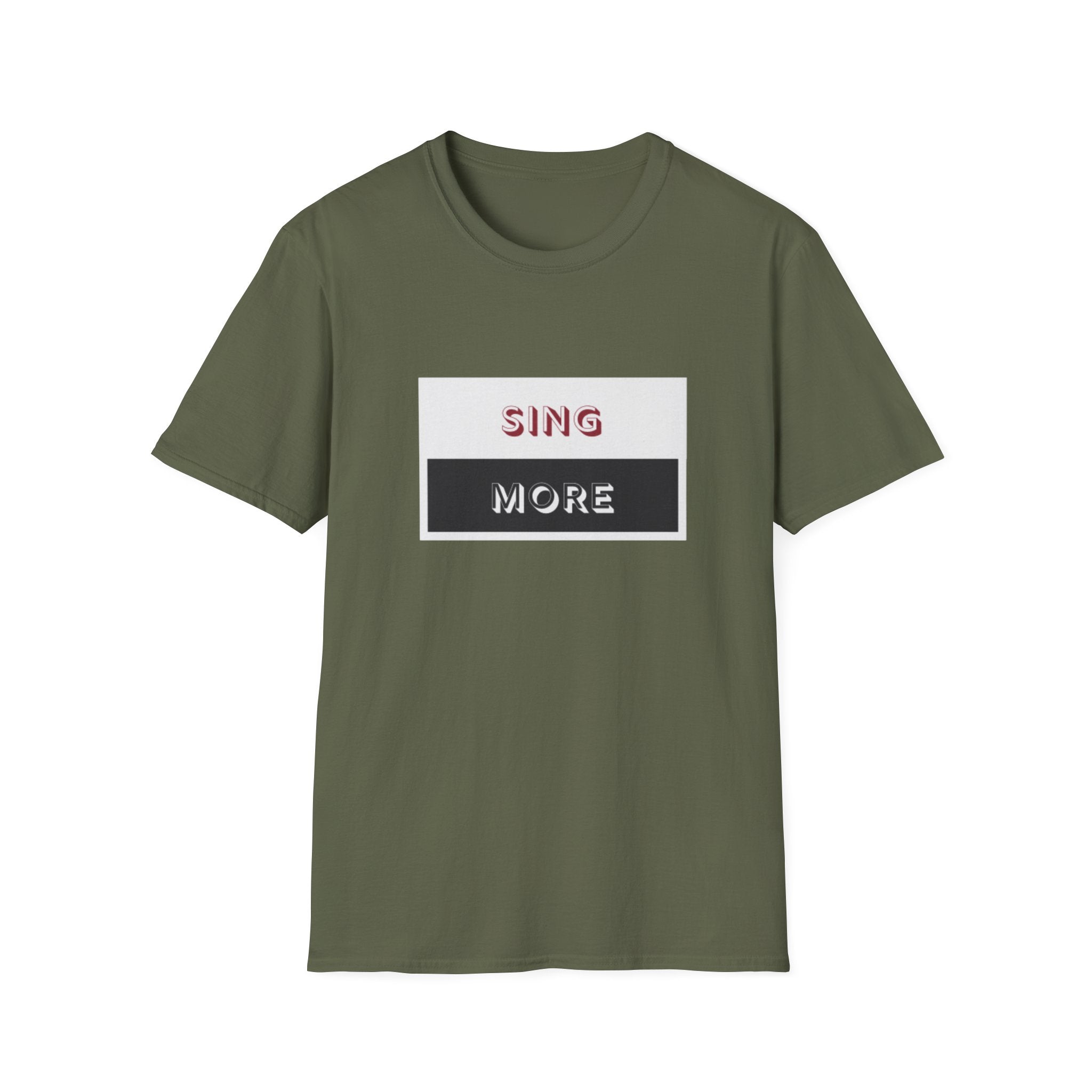 Sing More Graphic T‑Shirt — Motivational Music Tee