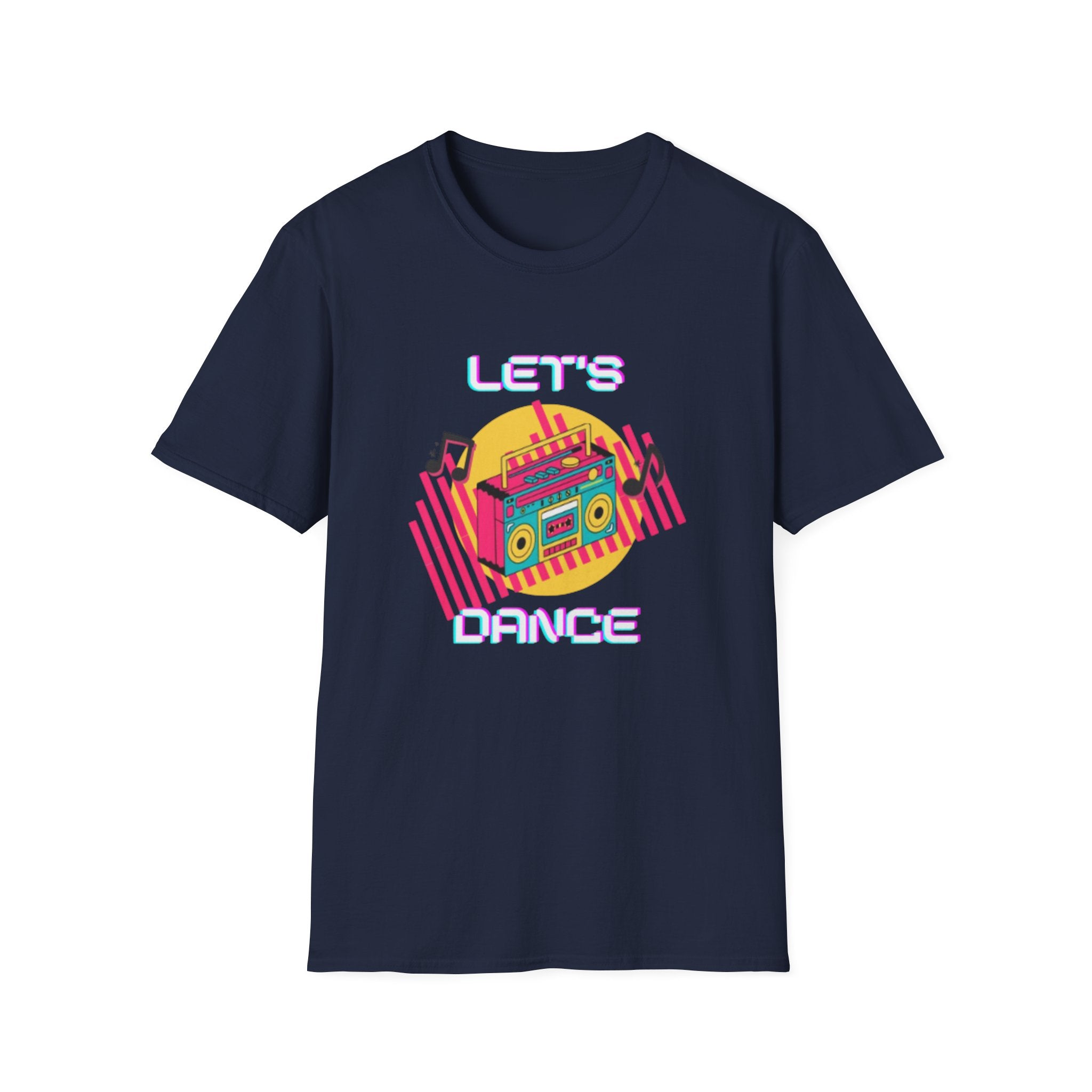 Retro Boombox "Let's Dance" T-Shirt