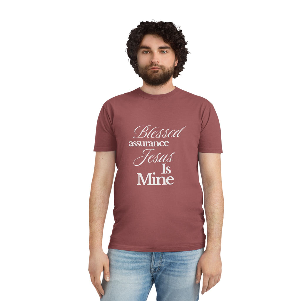 Blessed Assurance "Jesus Is Mine" T-Shirt — Christian Faith Tee