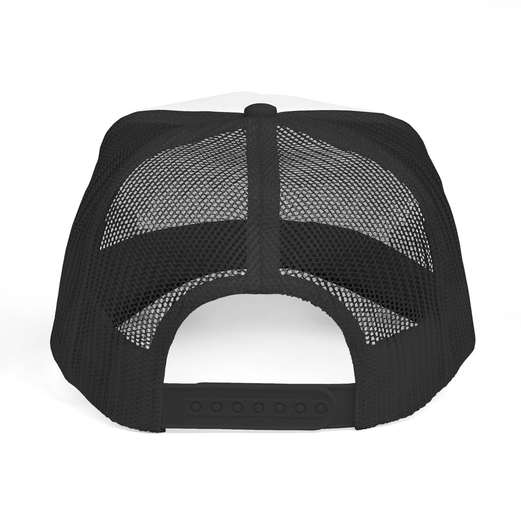 Trucker Cap — "Threads of Harmony" Music Note Embroidered Mesh Hat