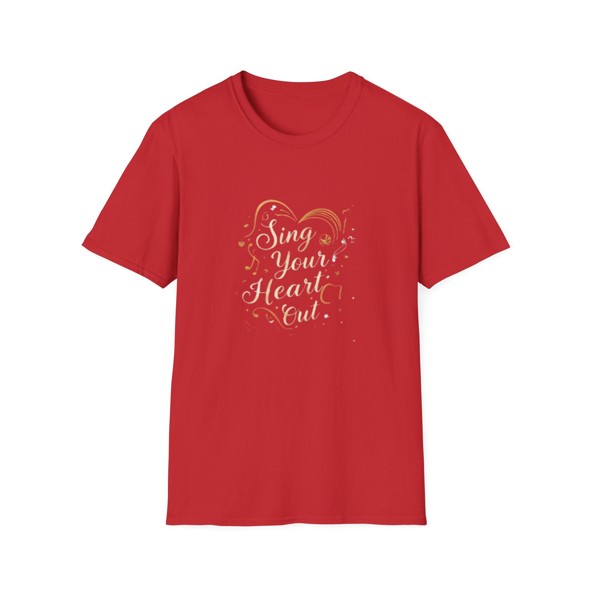 Sing Your Heart Out T-Shirt – Inspirational Music Tee