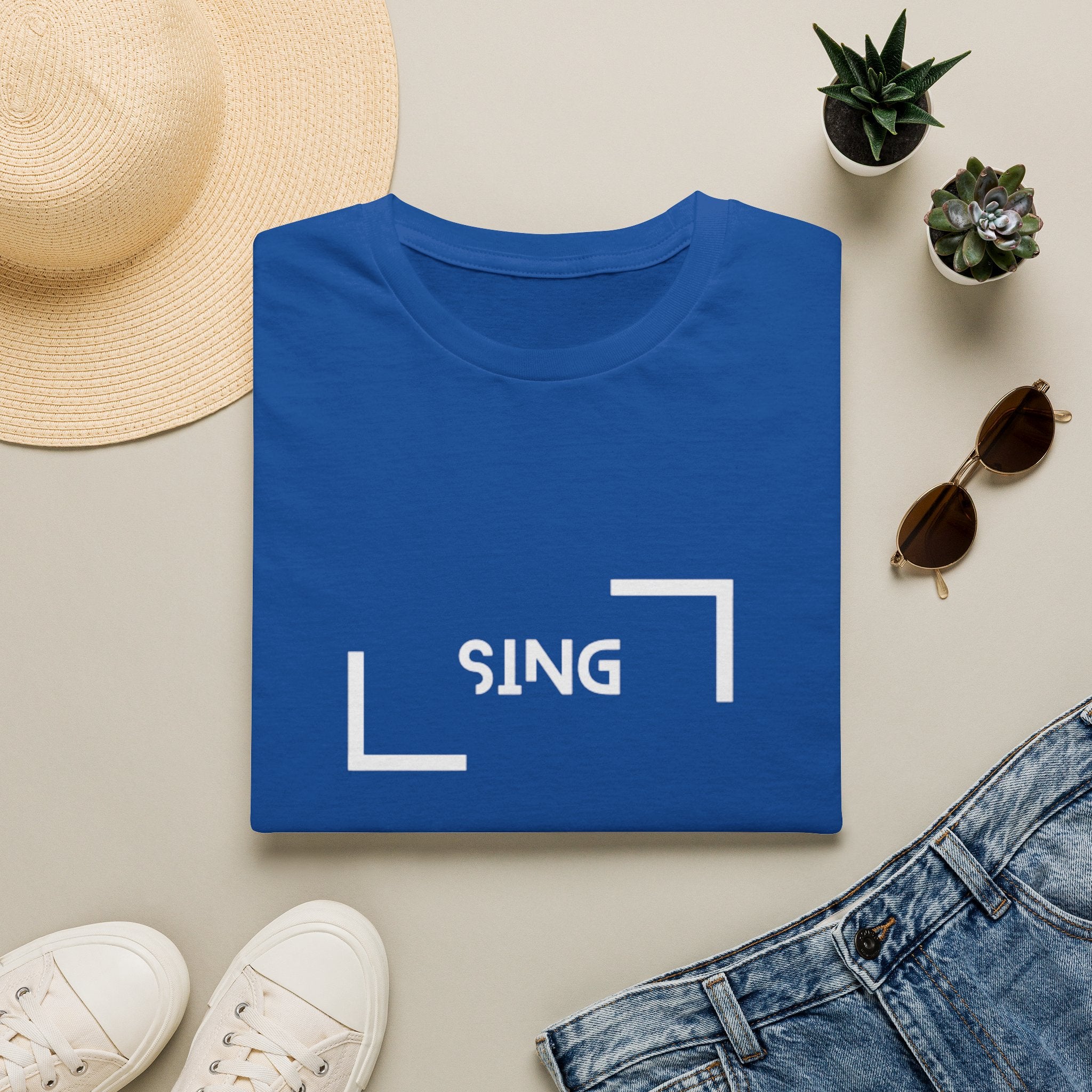 Sing Framed Logo T‑Shirt
