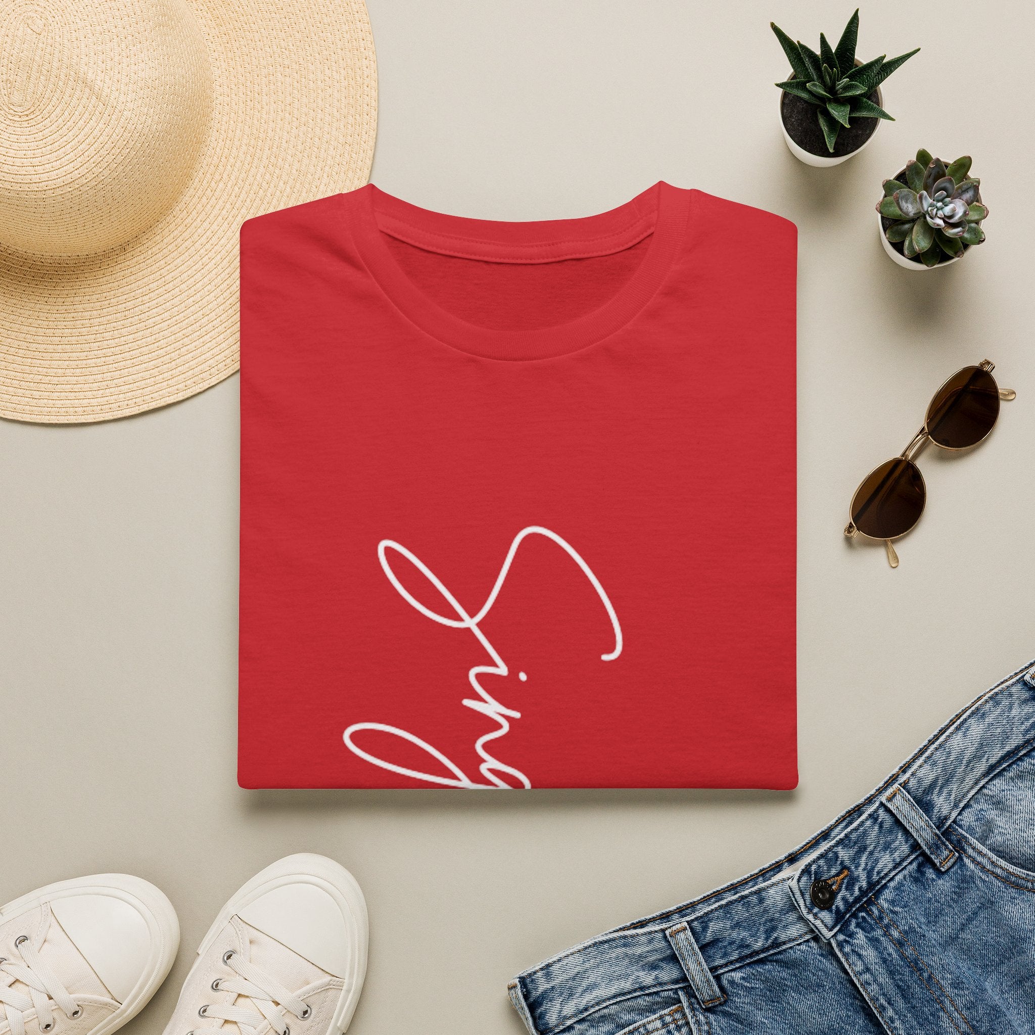T-Shirt – Script 'Sing' Minimalist Graphic Tee