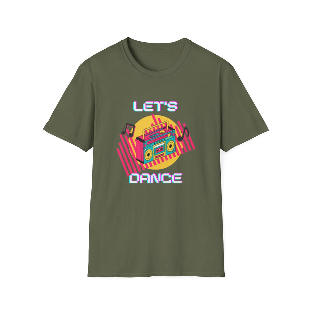 Retro Boombox "Let's Dance" T-Shirt