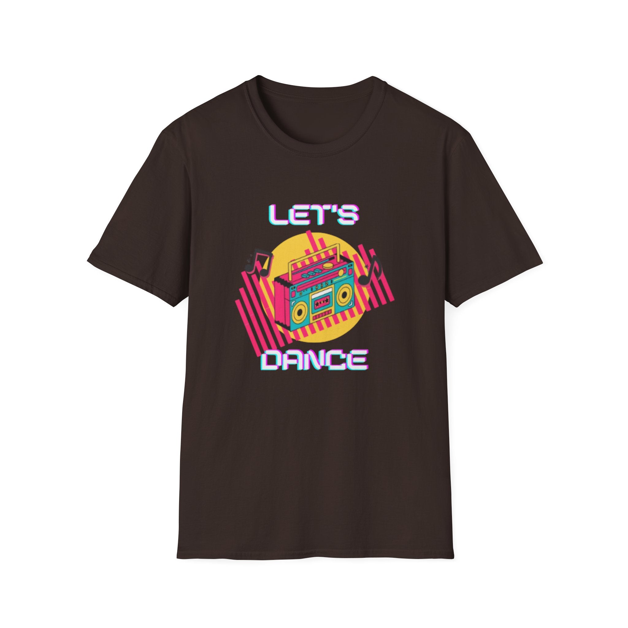 Retro Boombox "Let's Dance" T-Shirt