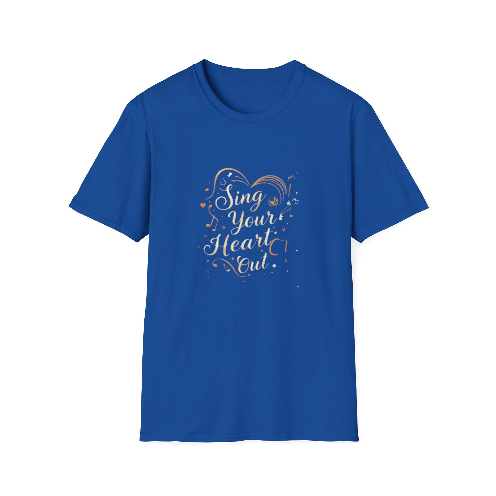 Sing Your Heart Out T-Shirt – Inspirational Music Tee