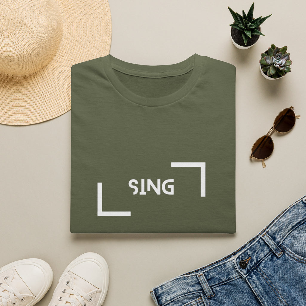 Sing Framed Logo T‑Shirt