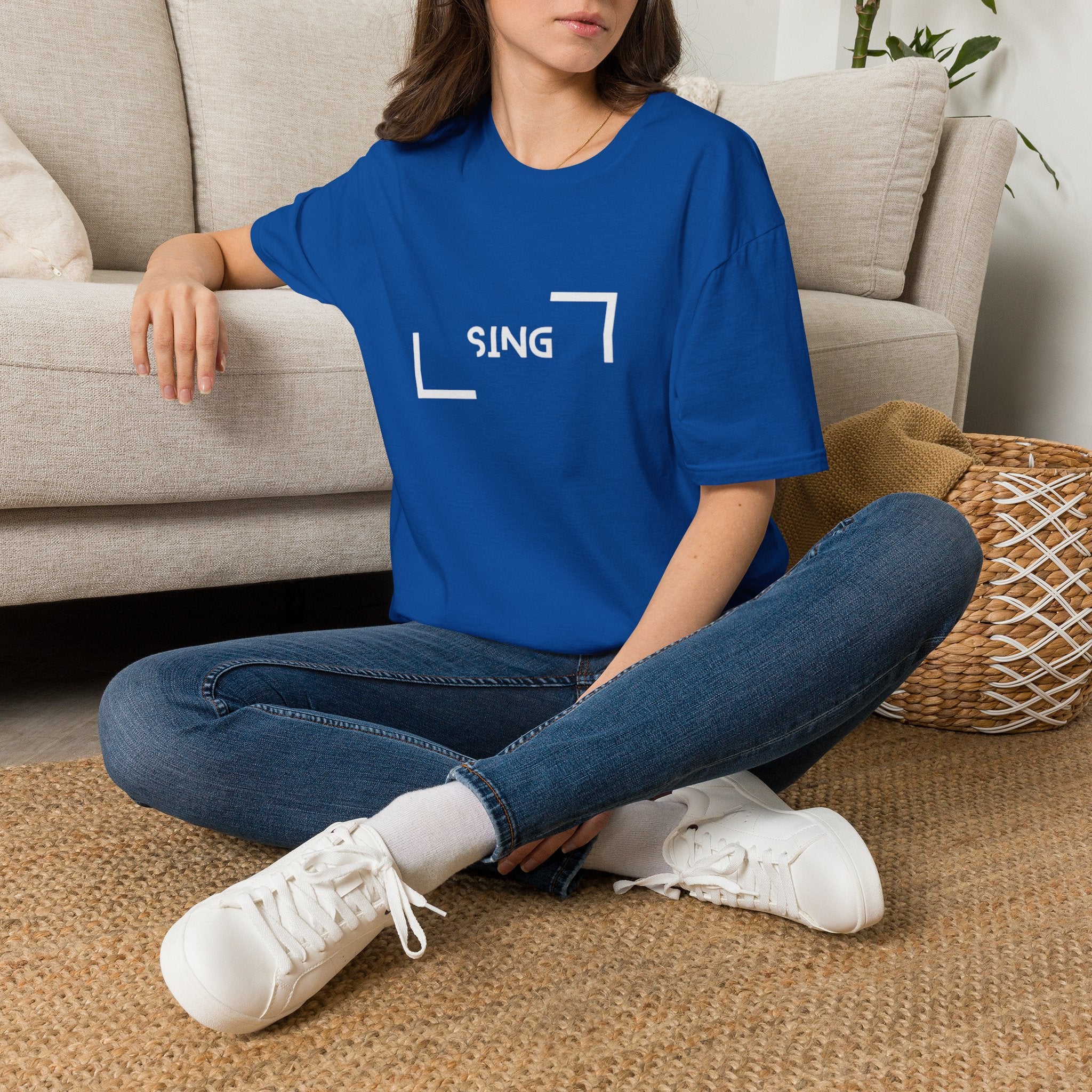 Sing Framed Logo T‑Shirt