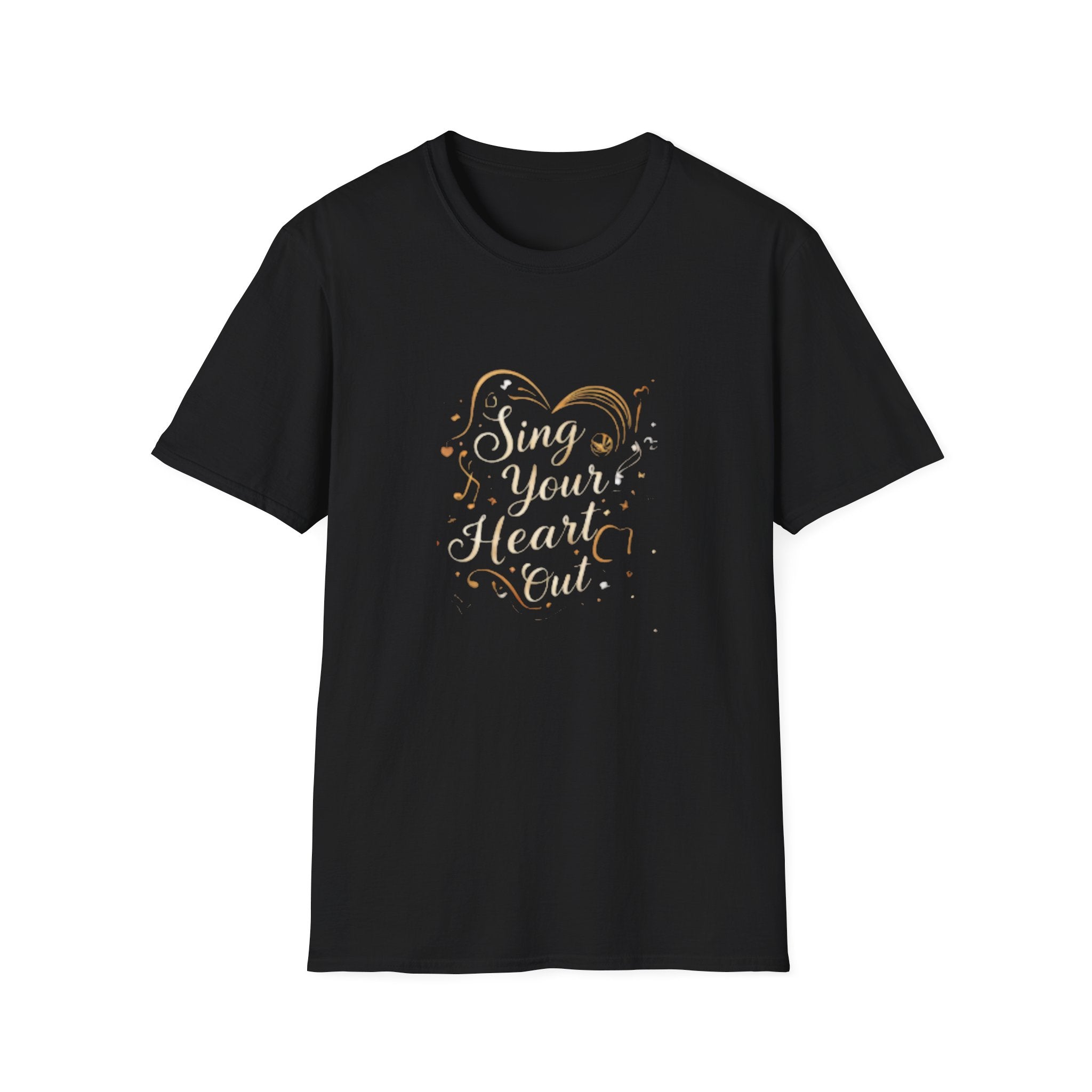 Sing Your Heart Out T-Shirt – Inspirational Music Tee