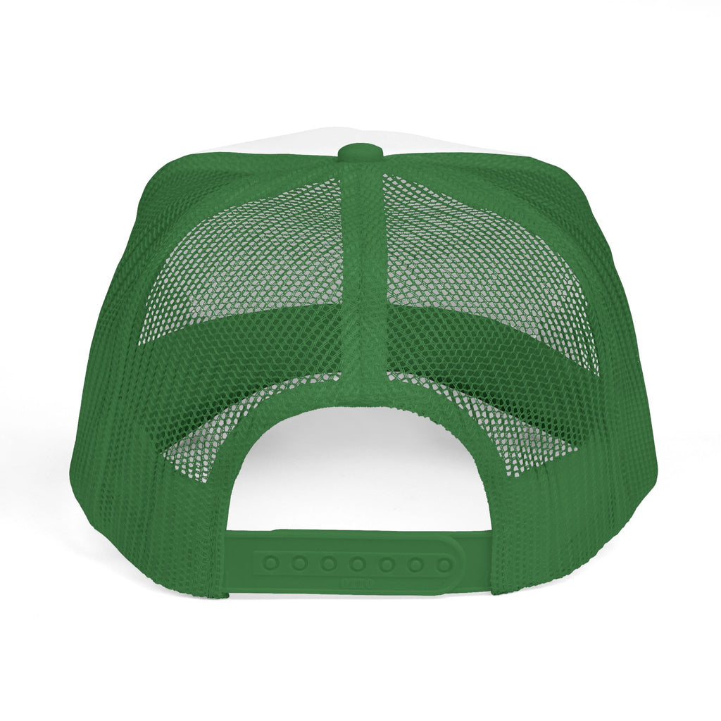 Trucker Cap — "Threads of Harmony" Music Note Embroidered Mesh Hat