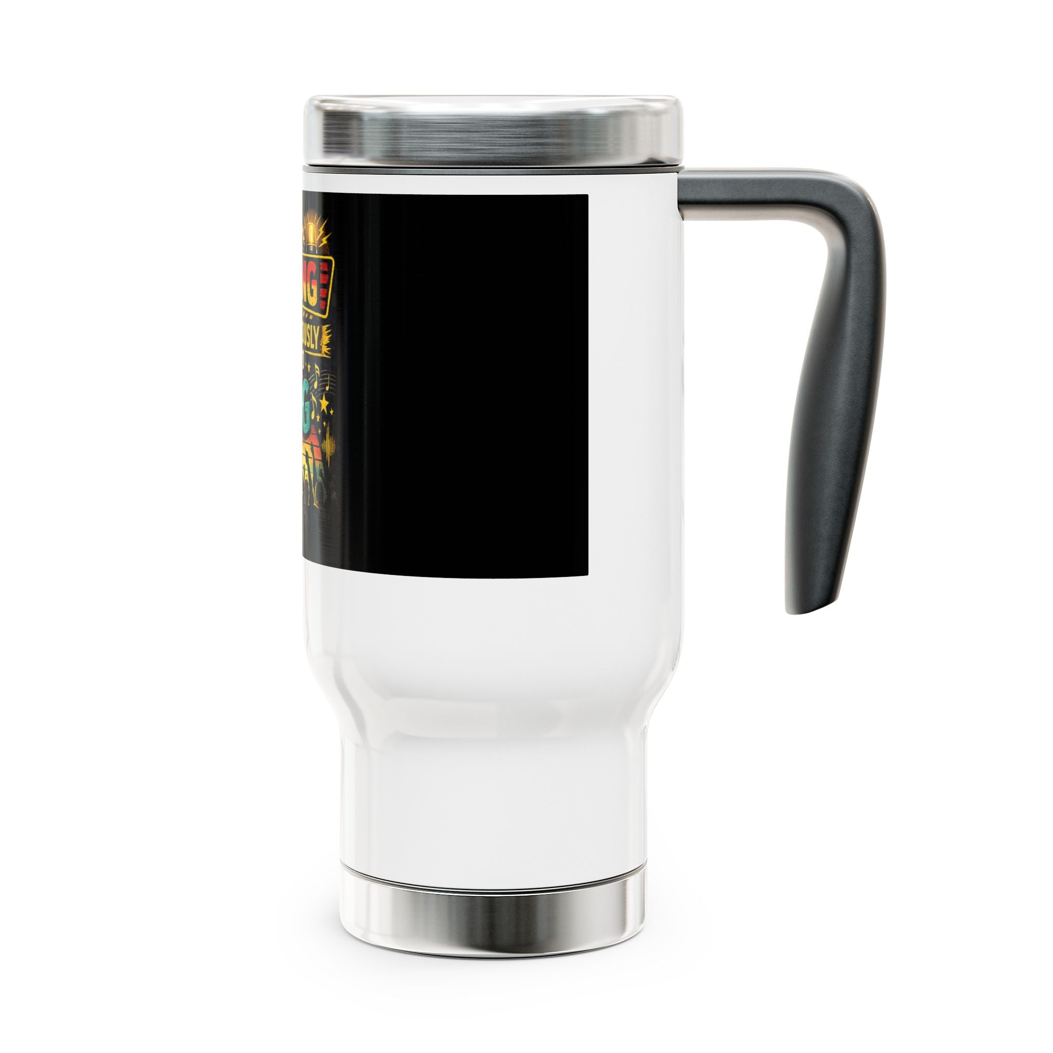 Stainless Steel Travel Mug with Handle, 14oz