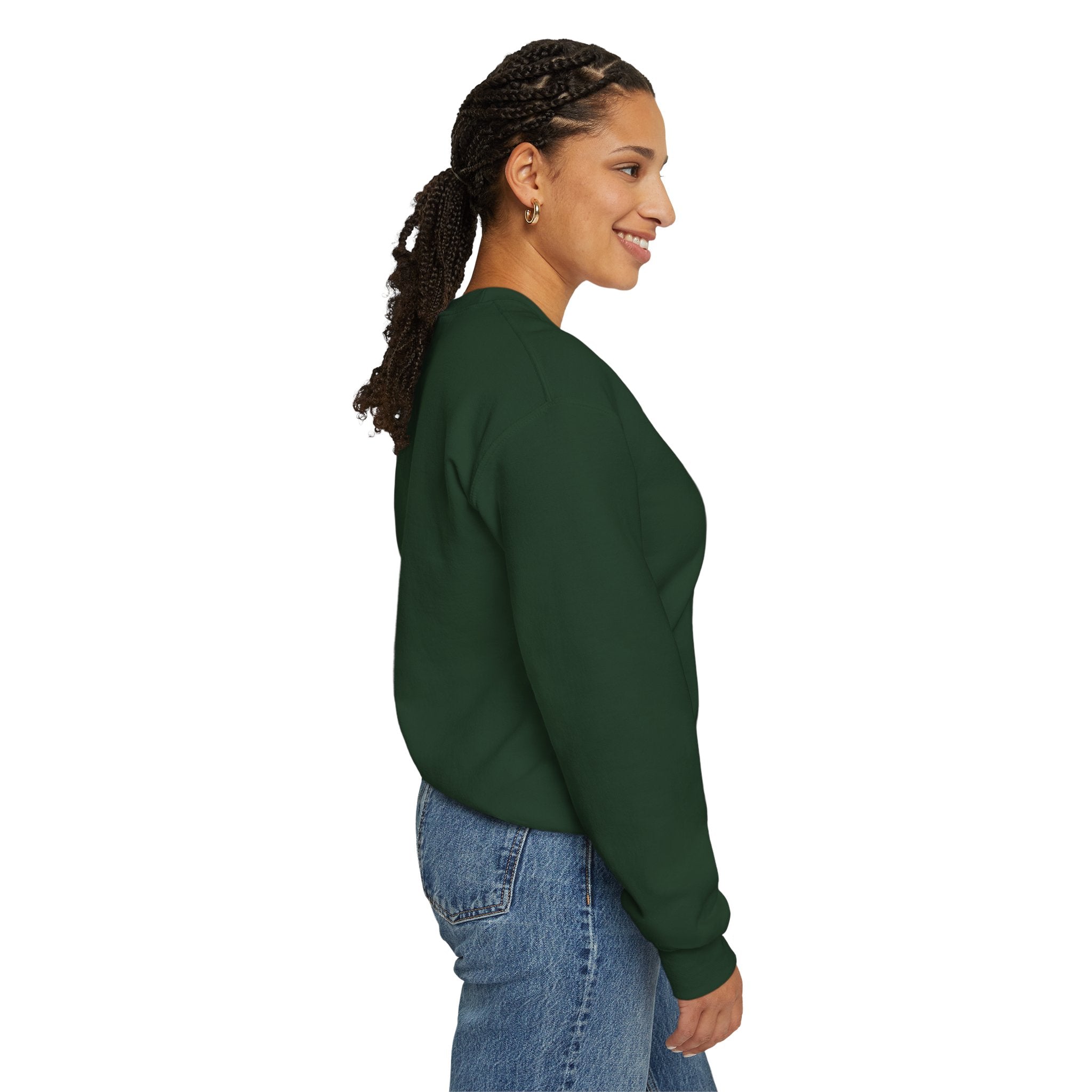 Vintage Microphone Sweatshirt — Retro Radio Mic Crewneck for Musicians & Podcasters